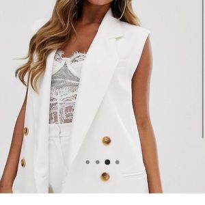 ASOS Sleeveless Dad Blazer Short Set